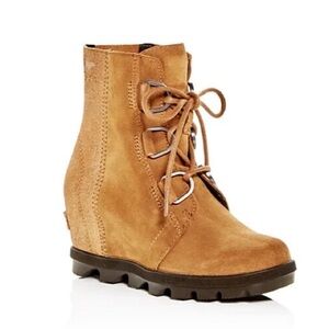 Sorel Youth Joan of Arctic Wedge II Boots (Camel Brown)